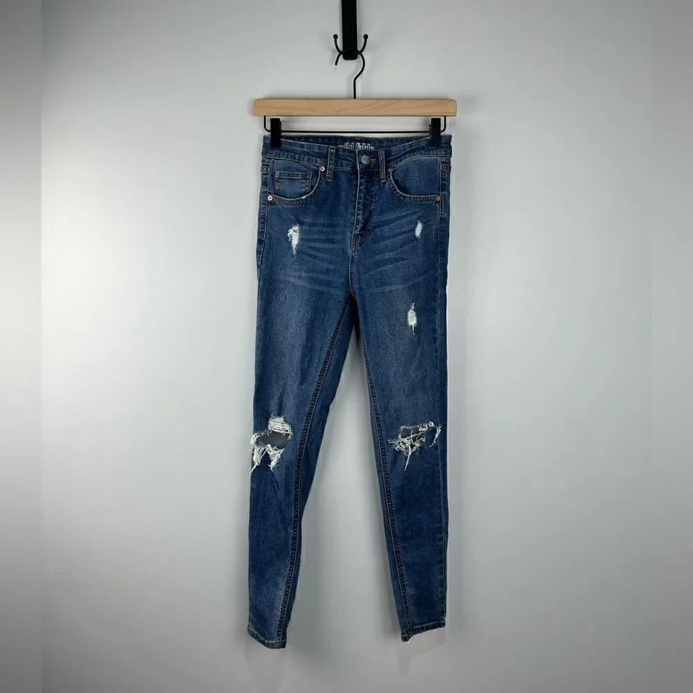 Wild Fable Distressed High Rise Skinny Jeans 2
